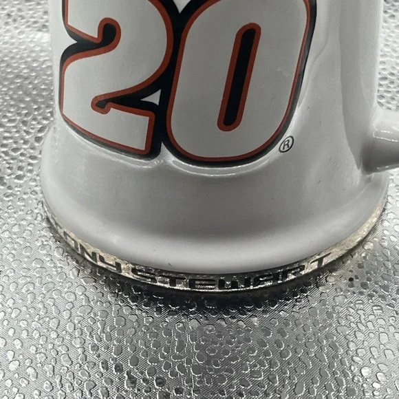 NASCAR Tony Stewart #20 Home Depot Embossed Gilded Coffee Mug - Picture 4 of 14